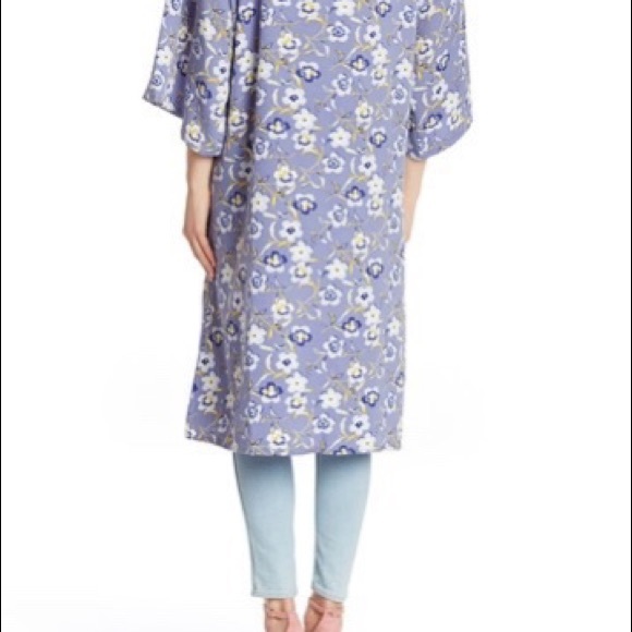 NEW Floral print kimono cardigan one size - Picture 6 of 8